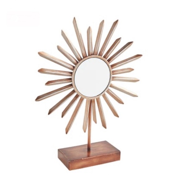 Pier 1 Other - Pier 1 Large Bronze Burst On Stand, NIB